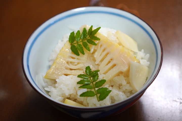 白だしで簡単なたけのこご飯